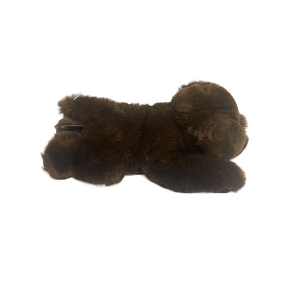 People Pals Plush Chocolate Lab Puppy Stuffed Animal Laying Down Realistic Soft - Picture 3 of 10